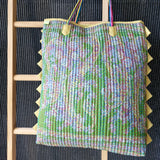 Vintage Kantha Tote Grass